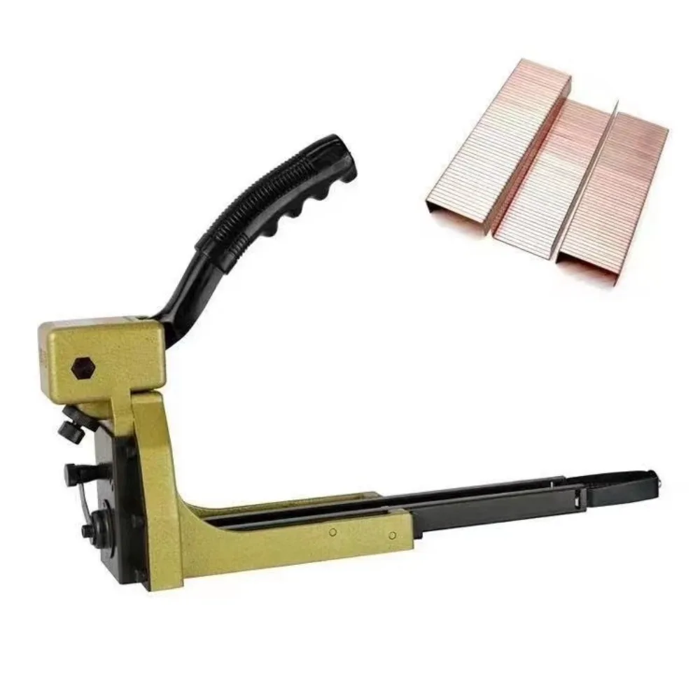 1PCS Manual Carton Box Stapler Nailer Packer Small 1-3/8