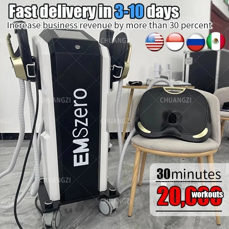 2025 New Weight loss Nova Power 6500W 200HZ Fat Removal Body Contouring Muscle Stimulation Ems Body Sculpting Machine EMSZERO