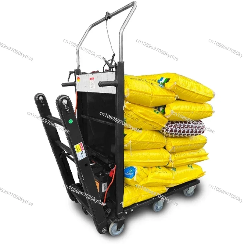 Track-Type Electric Stair Climber Freight Handling Stair Climbing Transport Cart for Home Delivery