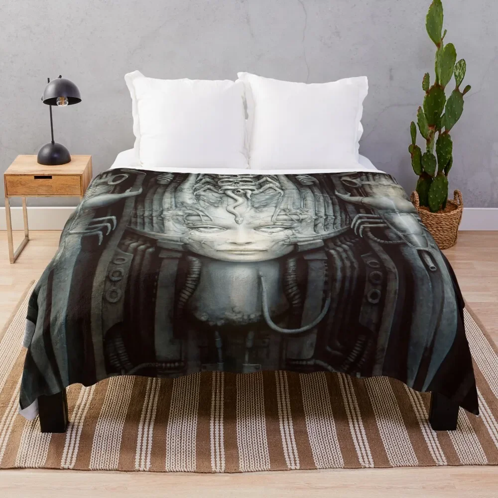 

H.R Giger - Li 1 - Art Throw Blanket Nap Personalized Gift Blankets