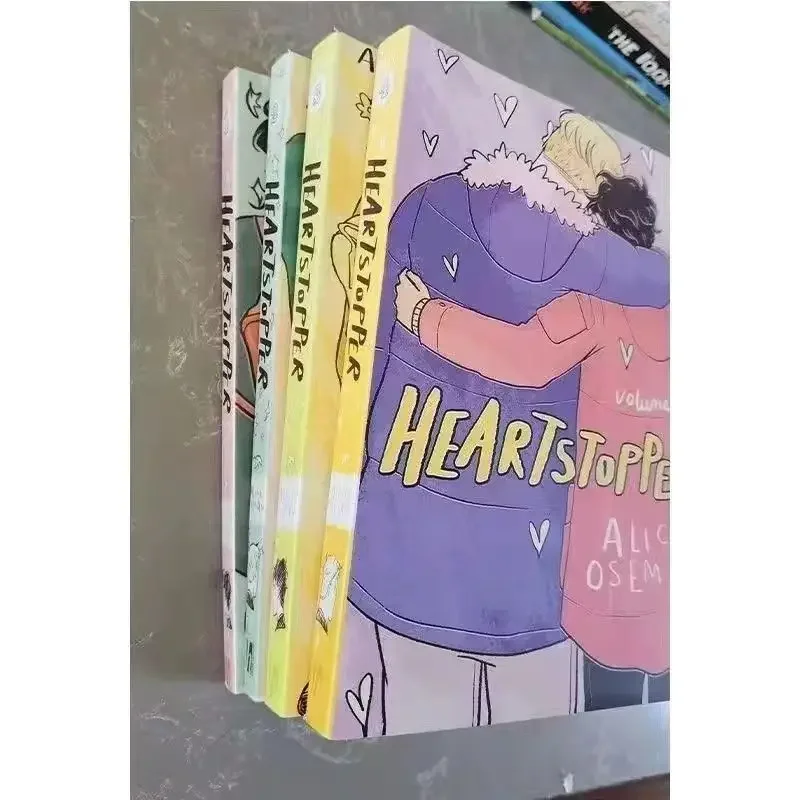 

The heartbeat misses a beat. Heartstopper Series Volume 1-4 Alice Oseman