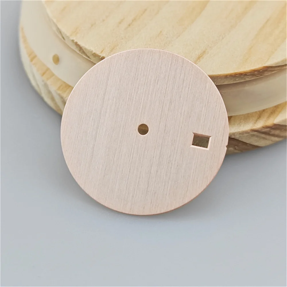 New Simple Solid Color Watch Dial 30.5mm, for NH35A/4R35 Movement, Mechanical No Luminous Watch Faces, Single Calendar NH35 Dial