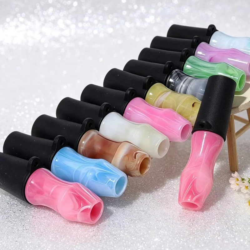 DIY Stylish Trendy pendant Accessories Resin Silicone Hookah Mouthpiece With Lanyard Portable Shisha TIPS home accessories