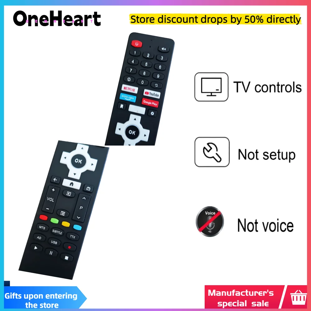 Control remoto 100% nuevo para televisores inteligentes Android SHARP 32FG4EA 40FG2EA 32FG2EA 40FG4EA SIN función de voz