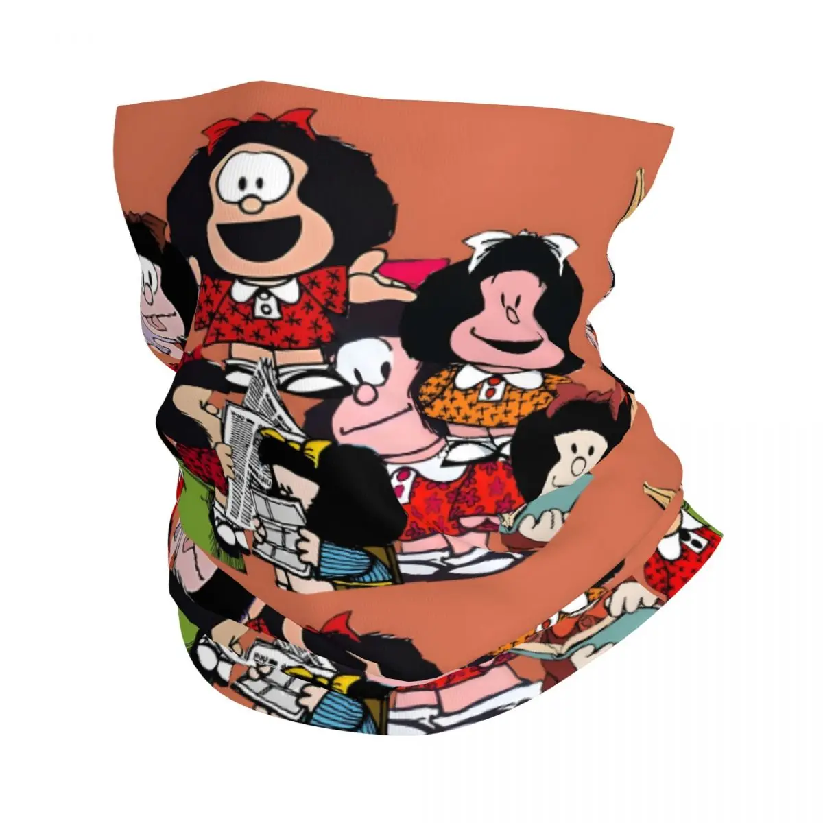 

Mafalda Cute Friends Comic Chracters (14) повязка на голову, утеплитель для шеи, мужской лыжный шарф для бега, медицинская бандана для лица медсестры, гетры