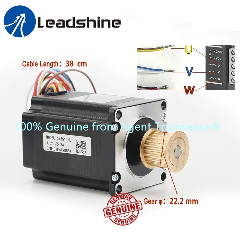 بشكل أساسي لآلة النقش بالليزر Leadshine السائر سائق 3DM580S 3 المرحلة خطوة المحرك 573S09 15 -L 573S10 20-LS اختياري للعتاد #4