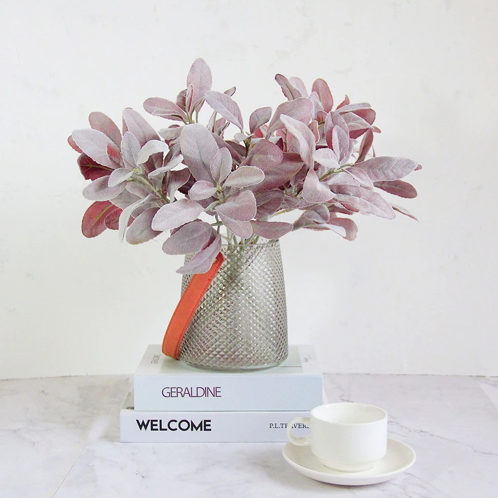 

Rabbit Ear Leaf Simulation Flower Wedding Decoration Simulation Plant Home Flowers Arrangement Simulation Flower Arrangement