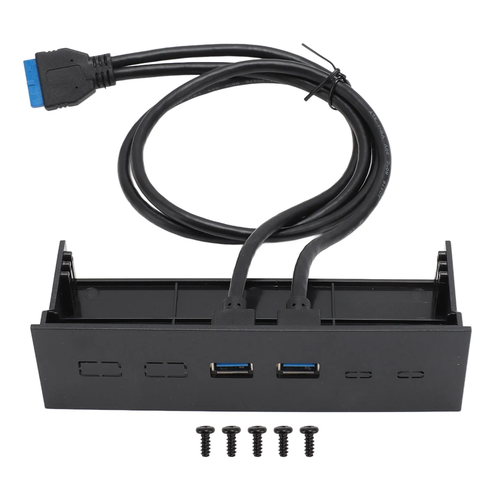 5.25 Inch Front Panel USB Hub Dual Port 5Gbps USB3.0 Optical Drive Front Panel Computer Case Expansion Board