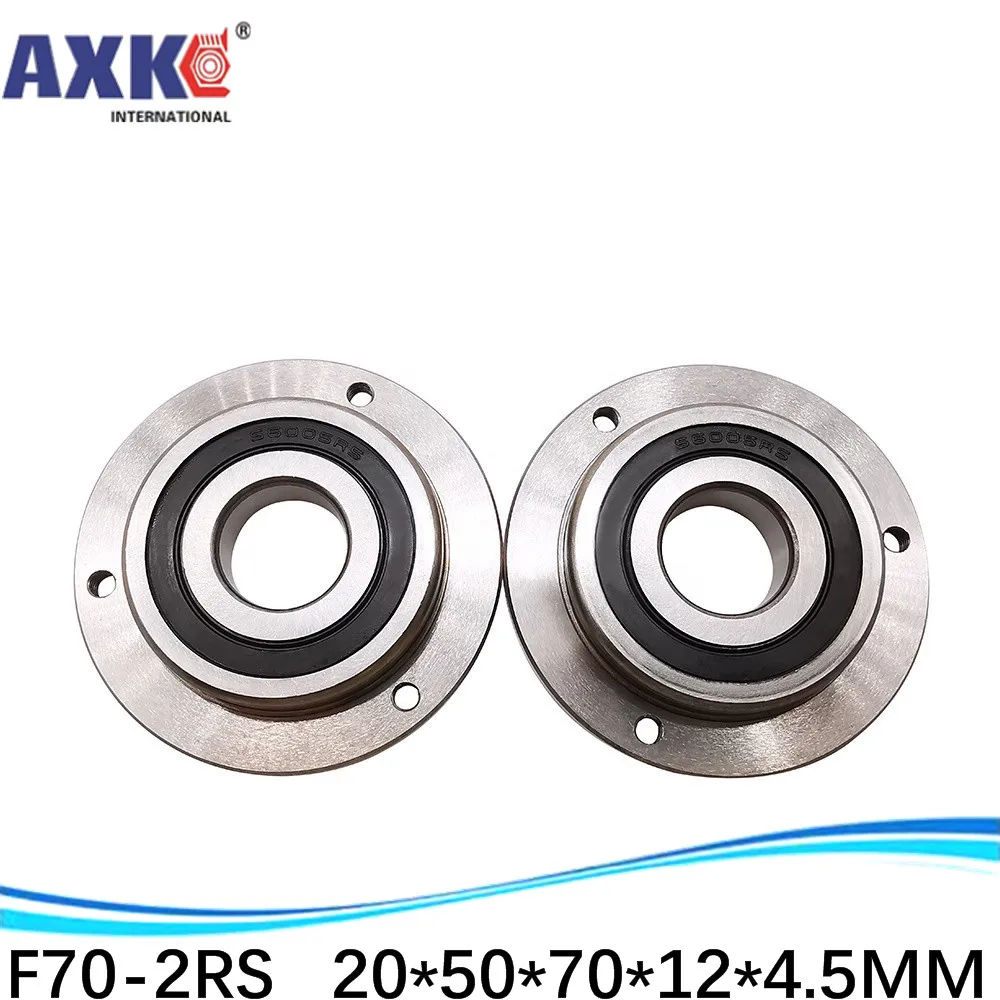 

High quality ABEC-5 Z2V1 Non-standard flange bearing F60/22 Siamese bearing F70/25-2RS 25*50*70*12*4.5 mm