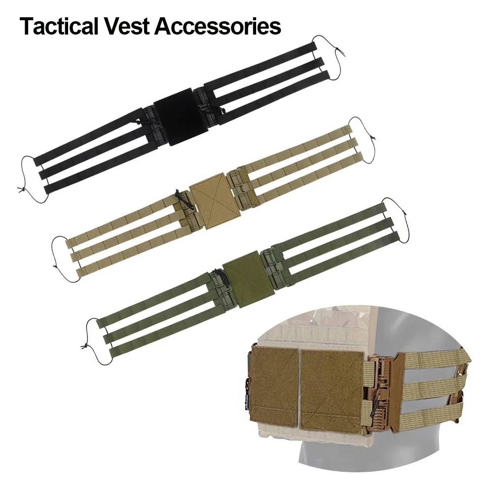 Tactical Nylon Skeletal Cummerbund With Quick Release Buckle Set Kit 3 Band For JPC 420 419 XPC Hunting Vest Airsoft Accessories