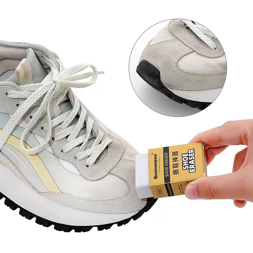 Eraser Shoe Brush White Rubber Block Super Clean Suede Sheepskin Matte Cleaner Leather Scrubbe Sneakers Shoes Care Cleaning Tool