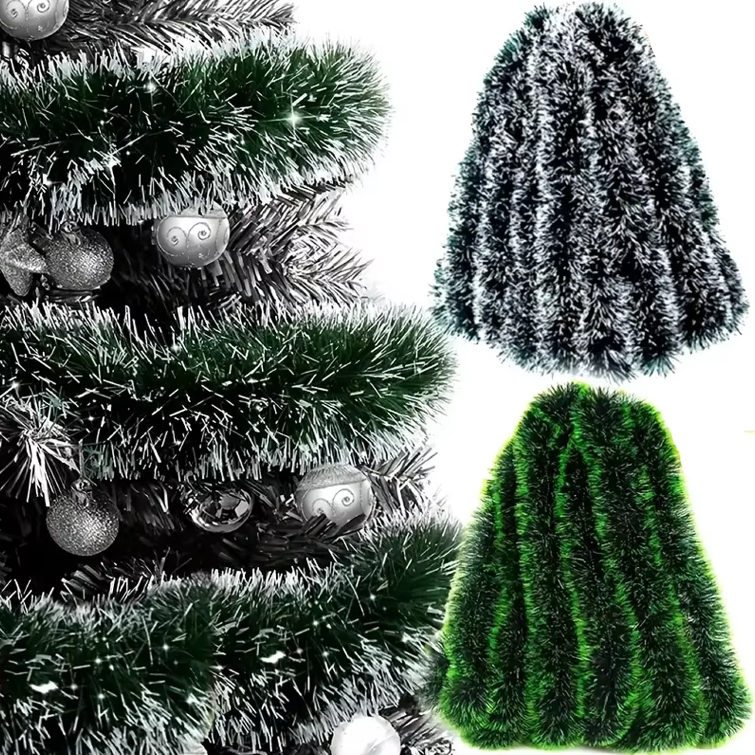 Christmas Tree Artificial - 2-20m Artificial Christmas Greenery Garland Long