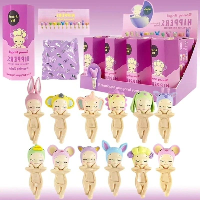 

Lying Lovely Angel Doll Desk Ornament Sleeping Angel Blind Box Doll Landscape Ornament S Angel Design Holding Face Blind Box