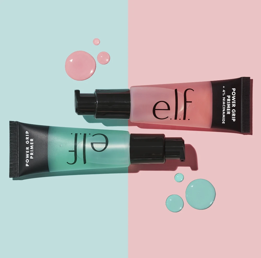 Elf Power Grip Primer Desgaste Cara Ilumina Contorno A Base de Gel Hidratación Profunda Maquillaje Base Facial Iluminador Maquillaje Hidratante