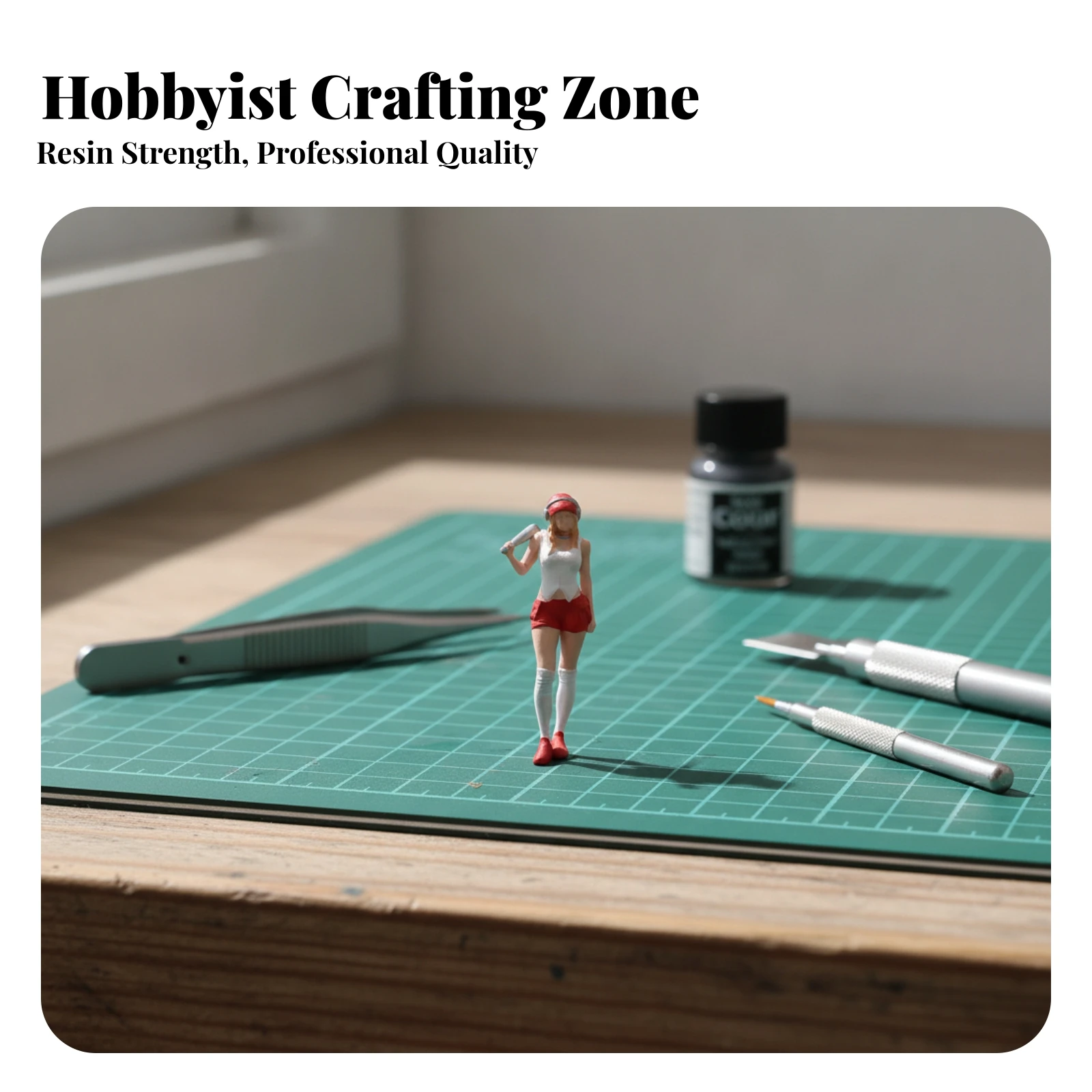 Miniature Girl Figure with Baseball Bat Lifelike Street Style Female Figurine Miniature Female Figurine Compact Girl Figure