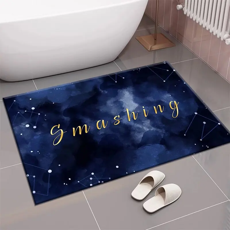 دياتوم الطين التجفيف السريع لينة الكلمة حصيرة الحمام الحمام باب الحمام امتصاص الماء عدم الانزلاق القدم حصيرة الحمام السجاد الصغير #5