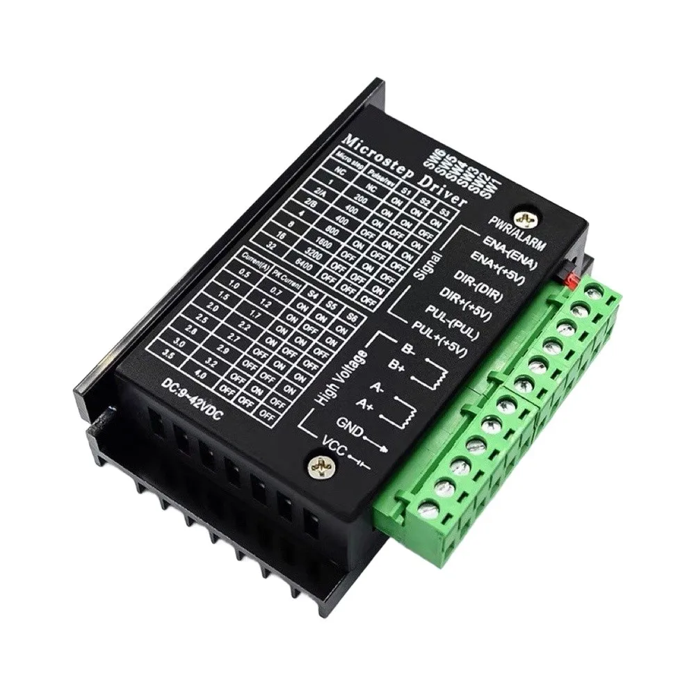 Upgraded For TB6600 Stepper Motor Driver 32 Microsteps DC 9-42V Controller For CNC Engraving Automation DIY Electronic Component