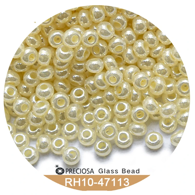 Ceco Preciosa Rocailles perline di vetro rotonde foro 10/0 perline 2.3 Mm perle perle di vetro fai da te per la creazione di gioielli