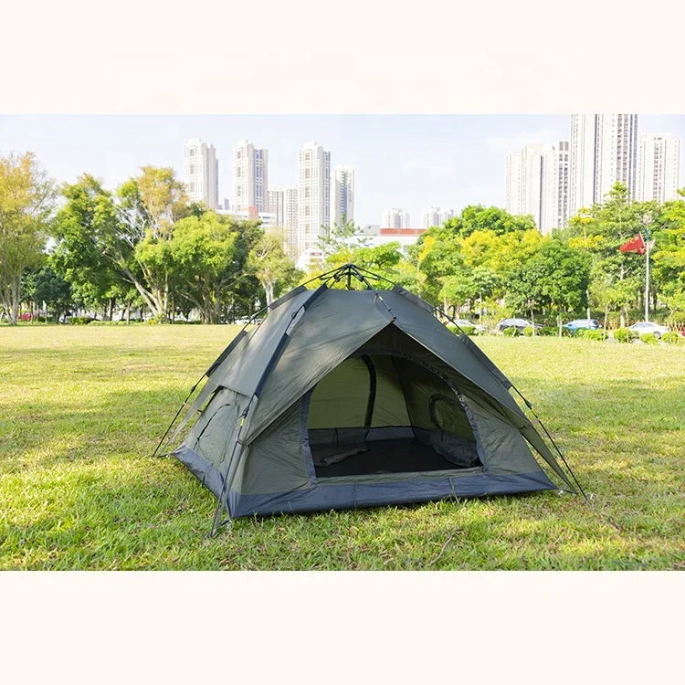

'For Outdoor seaside waterproof double-layer 3-4 person automatic hydraulic one-button umbrella tent