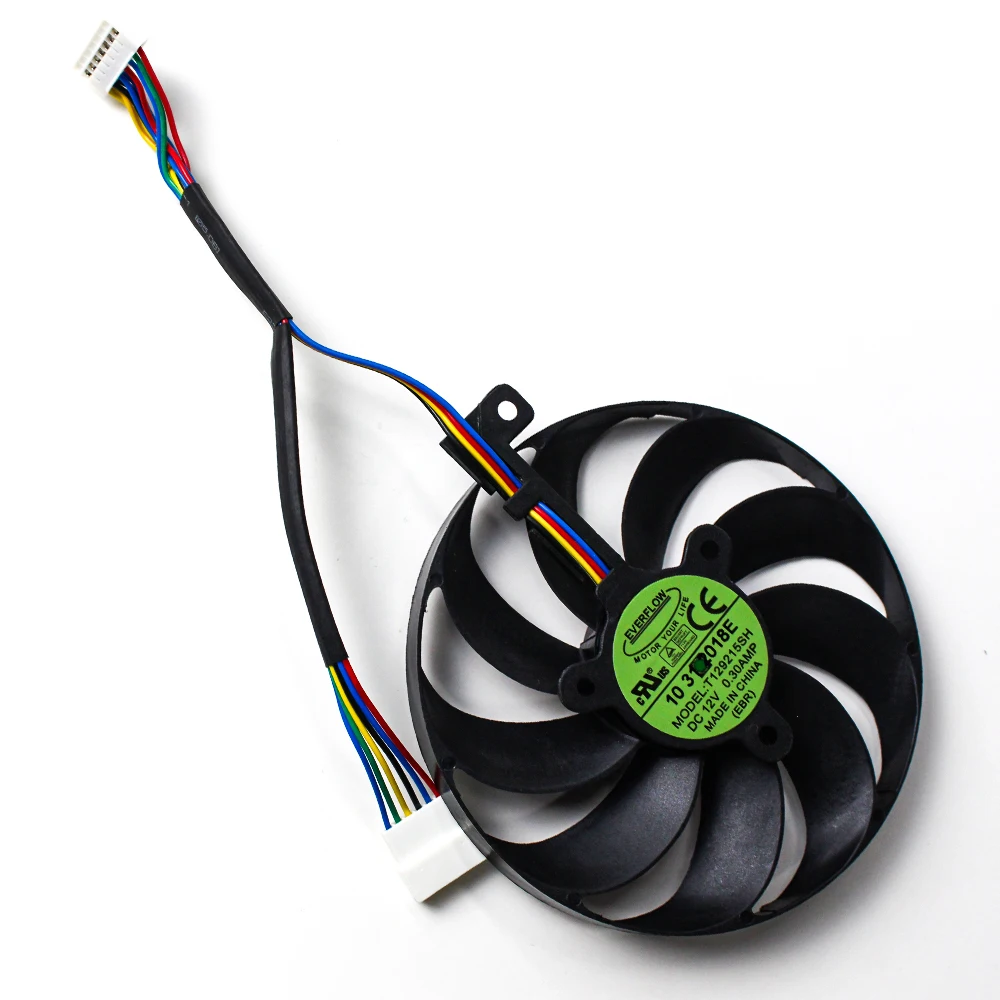 

Т 129215 SH GPU Cooler Замена видеокарты для ASUS RTX 2060 2070 2080 5700, вентилятор игровой видеокарты