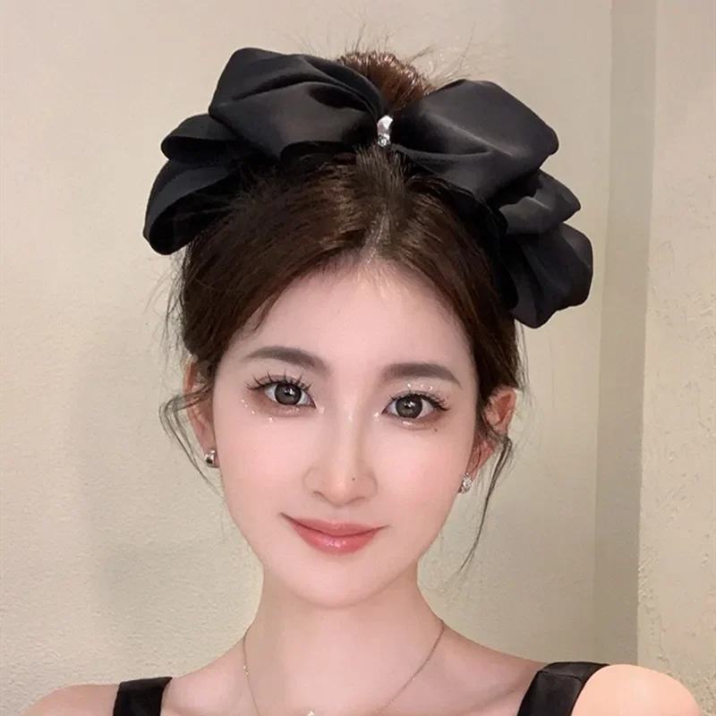 الراقية سوبر الحلو القوس الكبير عقال مشبك شعر المرأة رئيس يسلط الضوء على الوجه مستقيم كليب إكسسوارات الشعر Ente Выыыыыыс