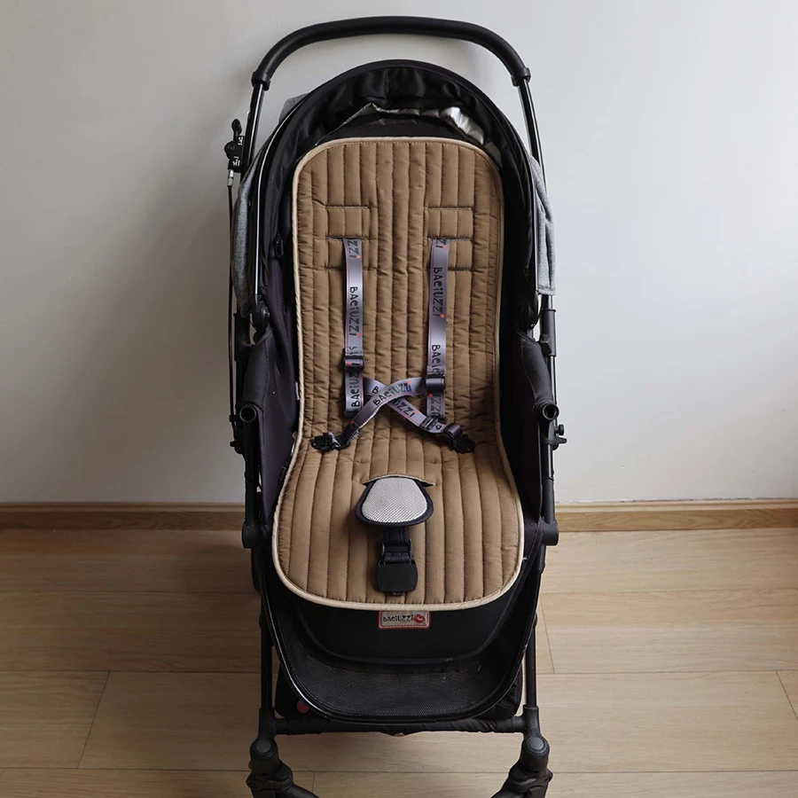 Universele kinderwagen zitkussen, vier seizoenen, warme, antislip, slijtvaste mat voor babyautostoel, draagmand en -liner