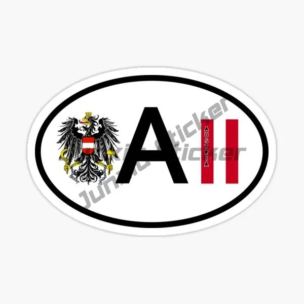 Edelweiss Austria Sticker Innsbruck Linz Stamp Austrian Coat of Arms Flag Decal UV Protected Cover Decorative Bumper Waterproof