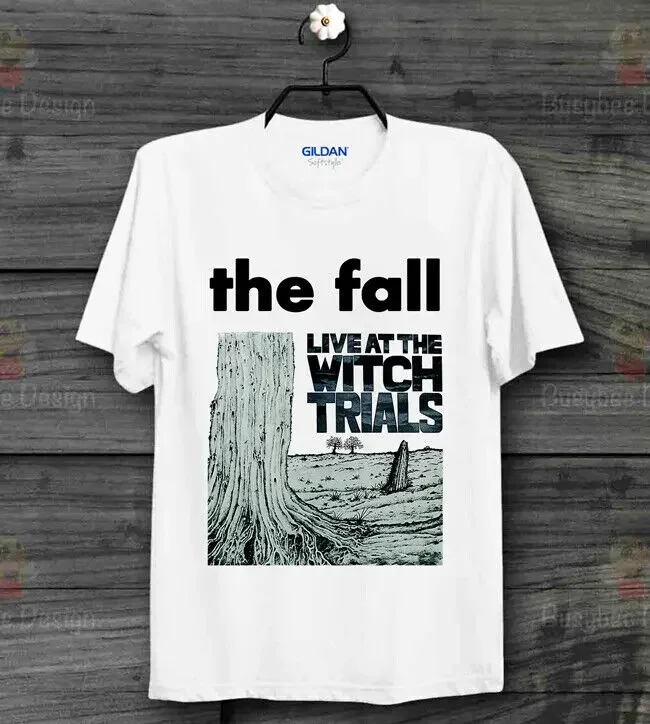 Крутая футболка с надписью The Fall Live AT The Witch Trial Band B373