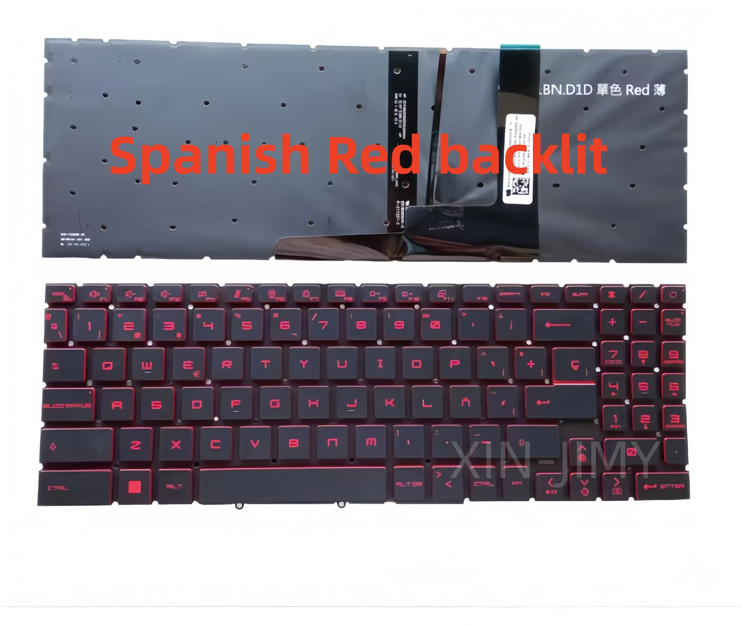 

Клавиатура для ноутбука с красной подсветкой и испанской раскладкой для MSI GF66 GF76 11SC 11UC 11UD 11UE 11UG 12UC 12UD