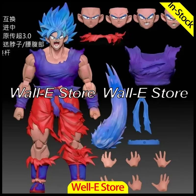 In Stock NEW E&C Dragon Ball Z Goku Kaiouken Figure Super Saiyan Son Goku Action Figure PVC Collection Model Toys Gifts view 3