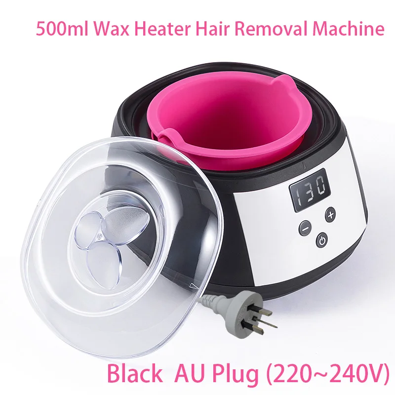 500ml LCD Display Smart Silicone Liner Hand- en voetwaxverwarmer, waxverwarmer en waxtherapie apparaat