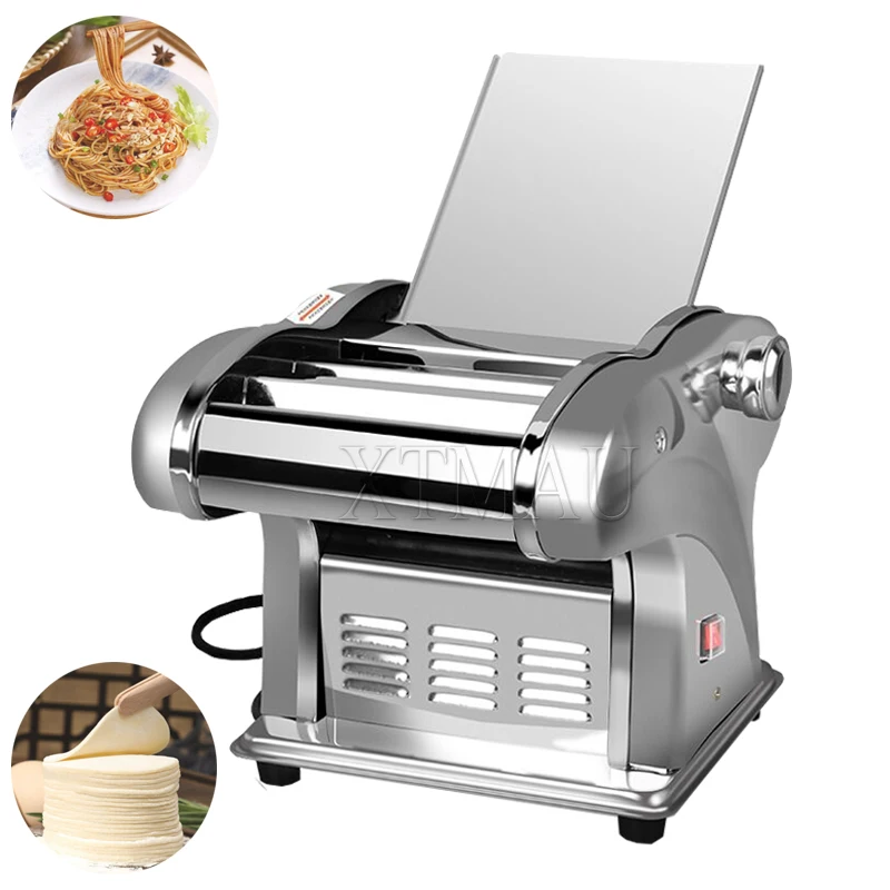 ماكينة صنع المعكرونة الطازجة صانعة النودلز قاطعة المعكرونة بأربعة سكاكين من النوع الكهربائي الأوتوماتيكي مطحنة العجين الكهربائية #2