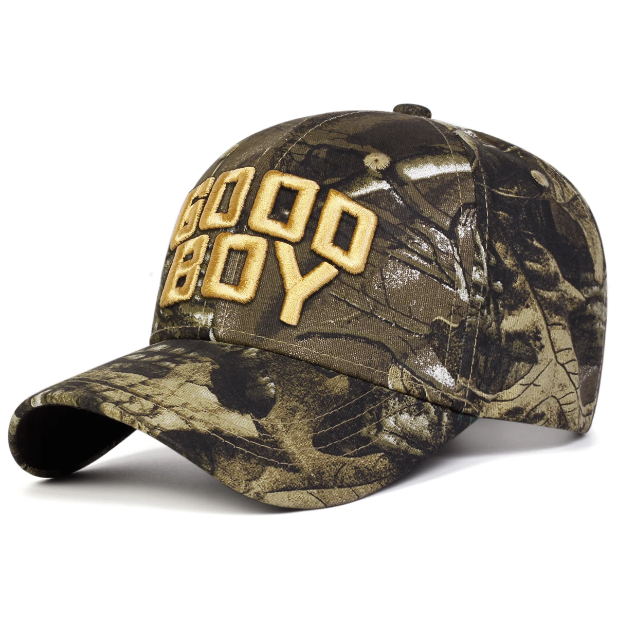 Unisex GOOD BOY Baseballkappen mit Stickerei, Frühling und Herbst, für den Außenbereich, verstellbare Freizeithüte, Sonnenschutzhut, Sportkappe – Detail 2