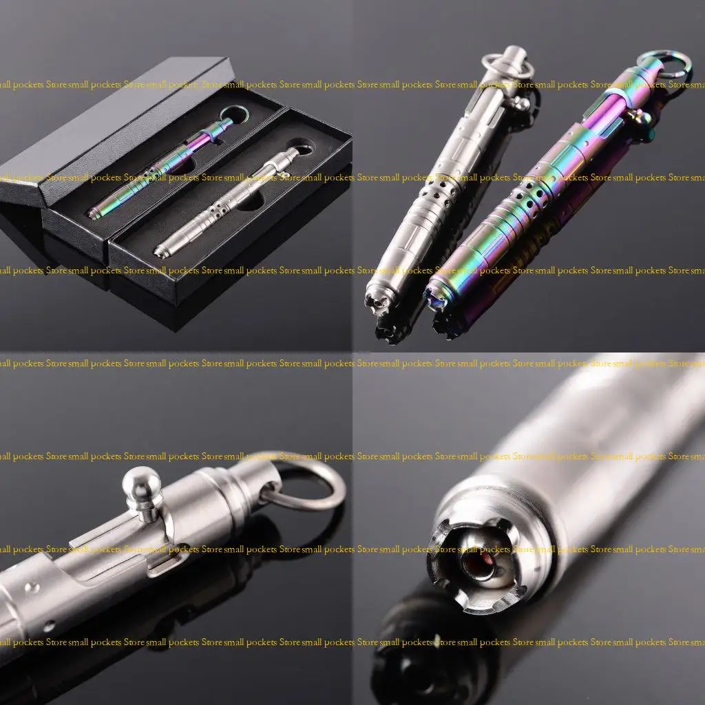 

R1WD Практичная однотонная гелевая ручка из титанового сплава с чернилами в стиле ретро, ​​инструмент для письма, школьные и