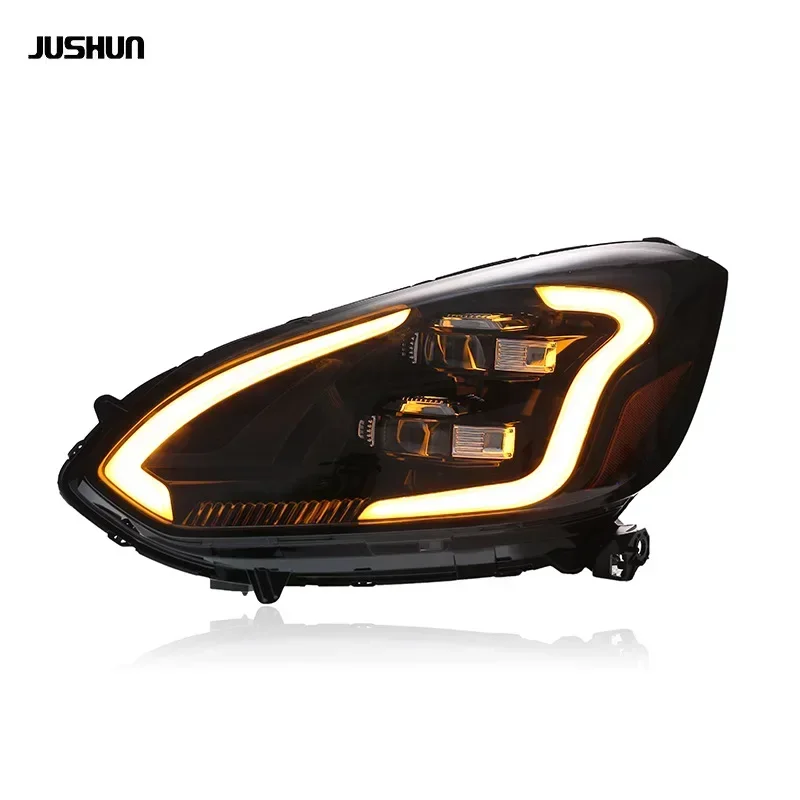 

a pair Suitable for 21-24 Honda Fit headlight assembly modified GT LED daytime running light streamer steering lens light