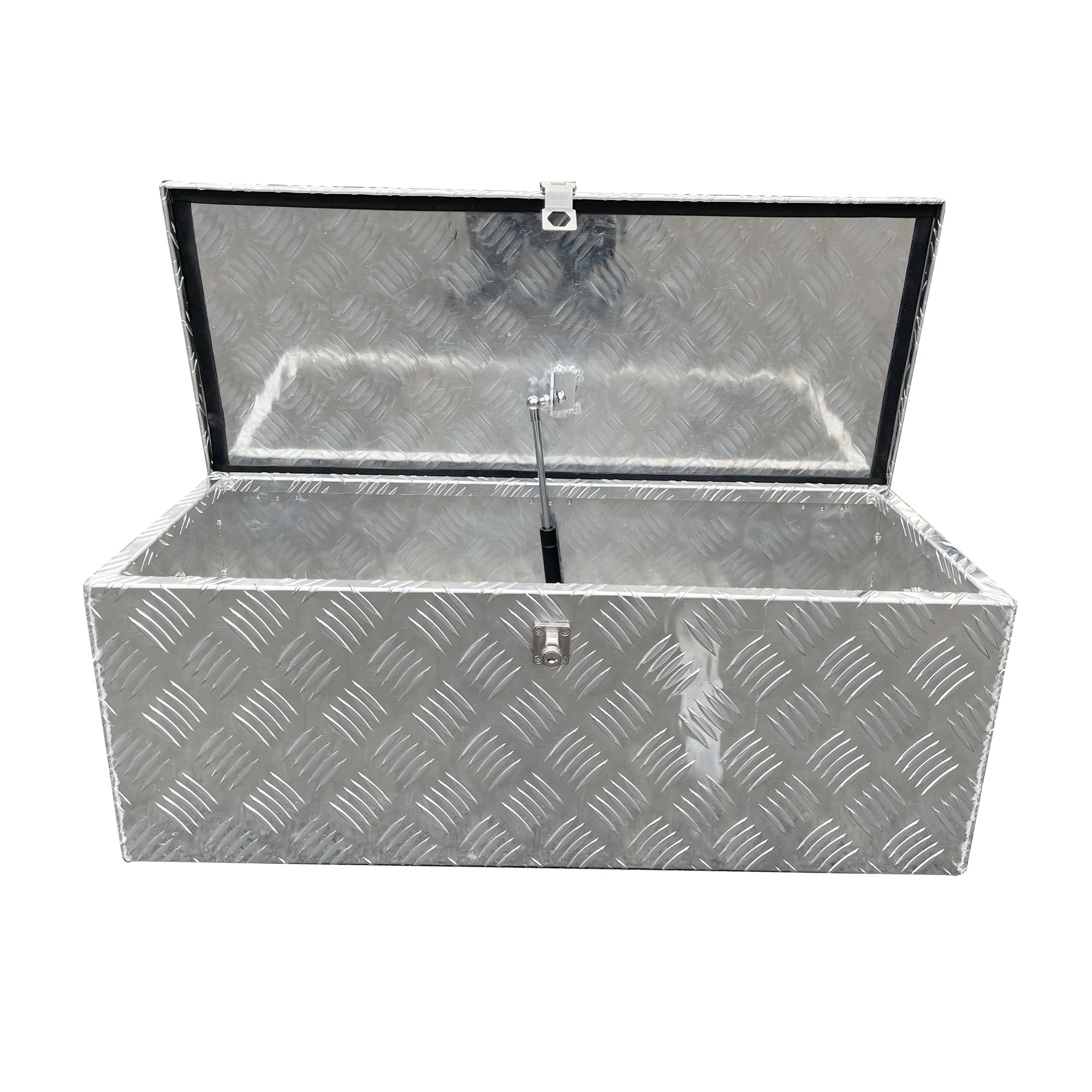 Portable Lockable 600*350*350mm Aluminum Square Truck Trailer Storage Cabinet Strong Durability Waterproof Features Tool Boxes