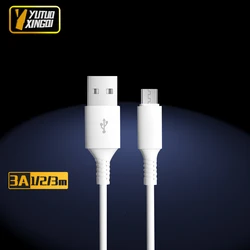 USB Type C Data Line Cable 6A Fast Charging Line Charger Micro For Android Xiaomi OPPO VIVO Huawei  Mobile Phone 1m 2m 3m
