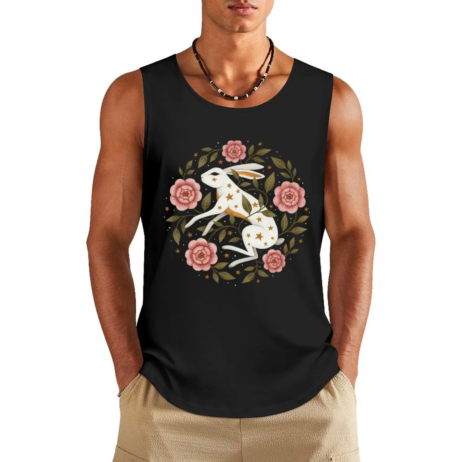 

Entangled Tank Top t-shirts man fashion 2024 man Men's singlets