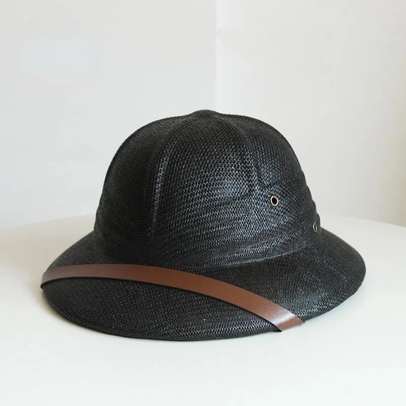 Sombrero del Ejército de la guerra de Vietnam para hombre y mujer, sombrero de paja de explorador británico, sombreros de Sol de pescador, gorra de