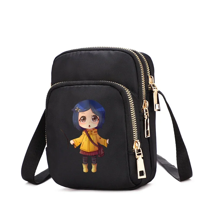 Movie Coraline Women's Bag Causal Handbags Purse Female Crossbody Bags Shoulder Bag Lady Bags Women's Bags Teenager Underarm Bag