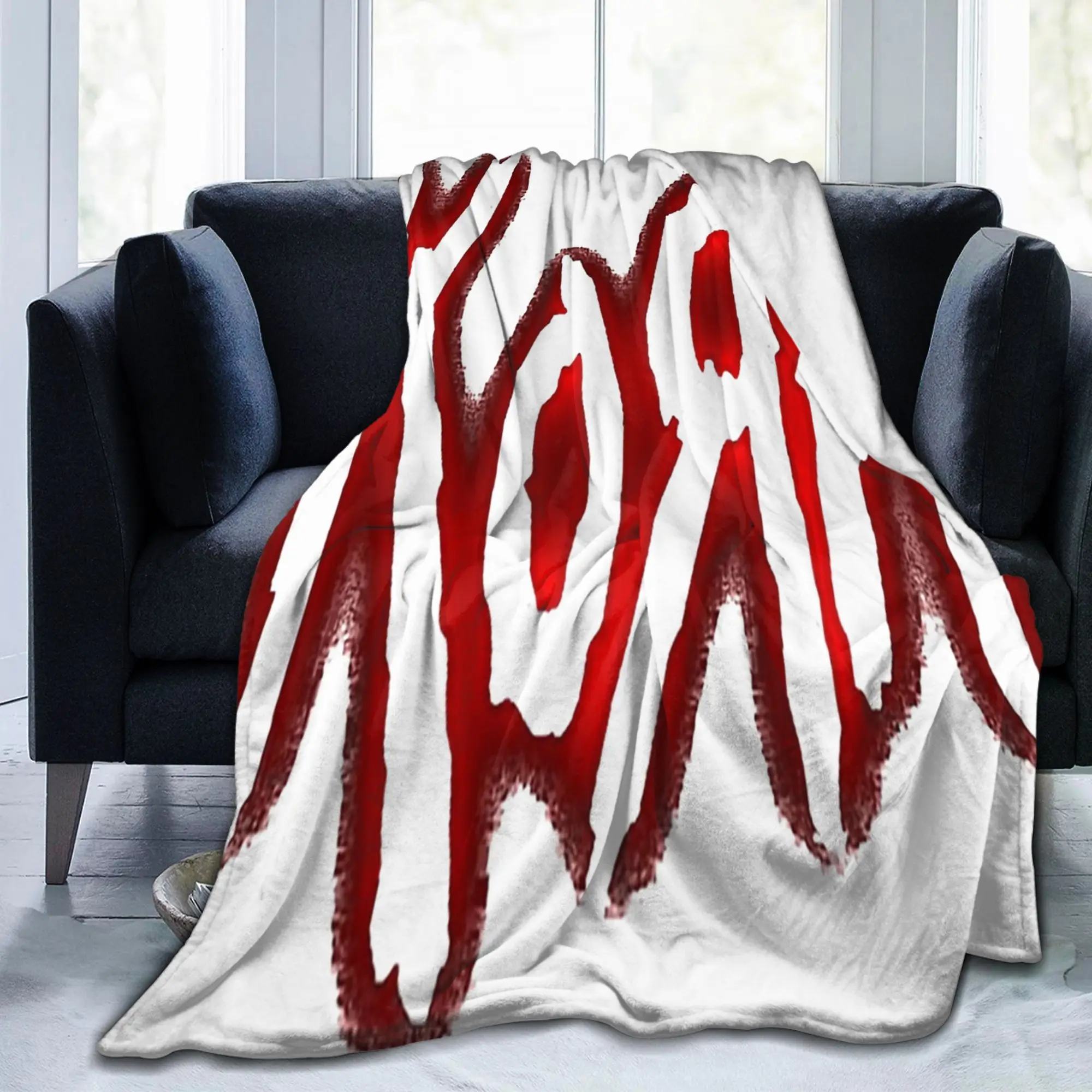 Korns  Rock Music Band Red Blood Blankets Velvet  Multifunction Lightweight Thin Throw Blankets for Bedding Travel Bedspreads