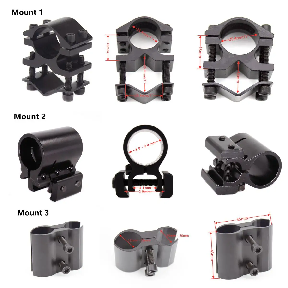 Tactical Red Dot Laser Sight with 11/20mm Picatinny Rail Mount Barrel Mount Laser Pointer Sight with Battery and Charger