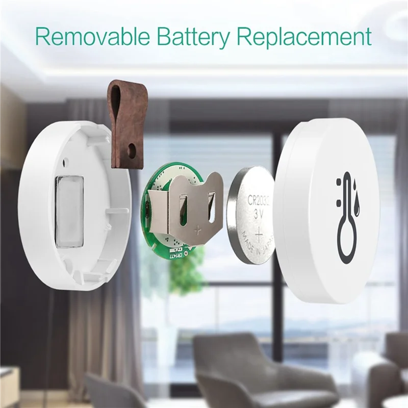 N82R 4 Pcs Wireless Thermometer Hygrometer Bluetooth Remote Control Thermometer Accurate Indoor Temperature Humidity Sensor
