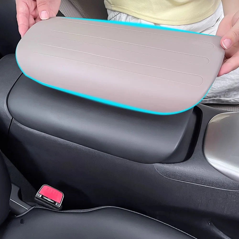 

For BYD Dolphin Smart Driving Edition 2025 Armrest Box Protective Pad Automotive Supplies Original Car Color Silicone Cover