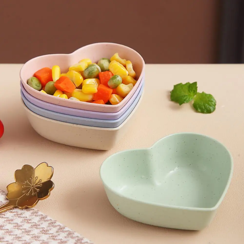 Nordic Style Kitchen Dessert Dish Heart-shaped Food Sauce Dish Sauce Bowl Small Taste Board Snack Plate Serving Food Tray