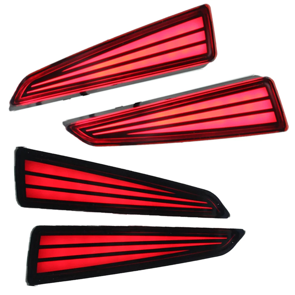 

A set of 3-function linear driving, steering, and braking LED rear bumper lights suitable for Lexus 2015-2019 Lexus RX