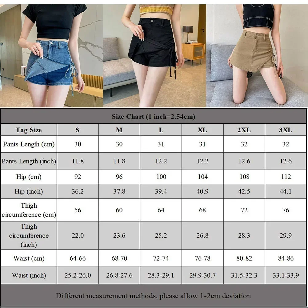 Летняя короткая женская юбка с завышенной талией, облегающая трапециевидная юбка, юбка до середины бедра Hakama