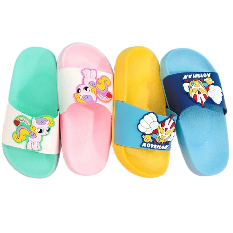 My little pony animation surrounding cartoon children's home soft bottom personality non-slip bathing children cute slippers