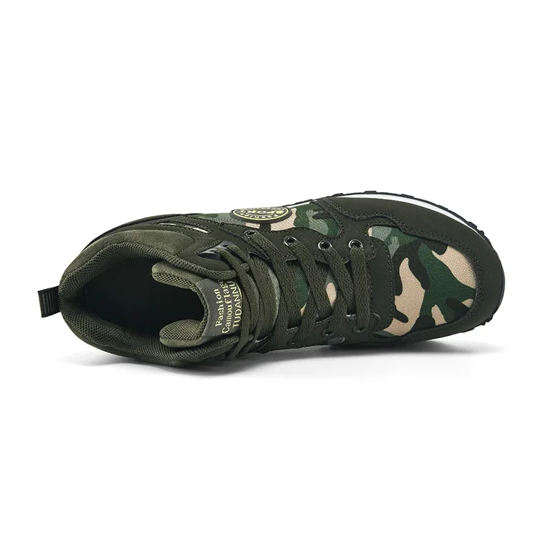 Botas de golfe verde do exército para mulheres, sapatos de golfe atléticos, aumento de altura, tênis de golfe feminino, confortável, tamanho grande, 35-42