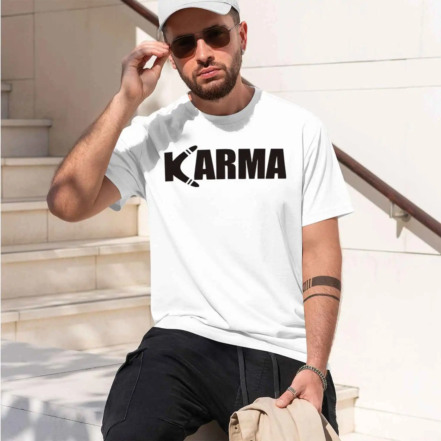 Men's Printed T-Shirt Boomerang Bas Streetwear For Men Women Summer Breathable ShortSved O-neck Bas Tees 2026 New Model Short-sl